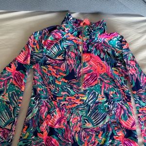 Lily Pulitzer popover medium euc seas the day